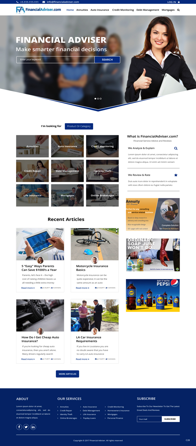 Web Design by pb for this project | Design #17116403