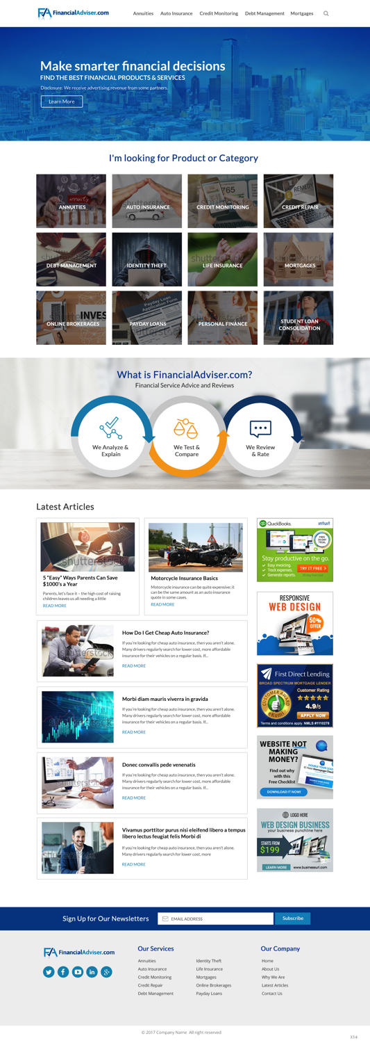 Web Design by pb for this project | Design #17116407