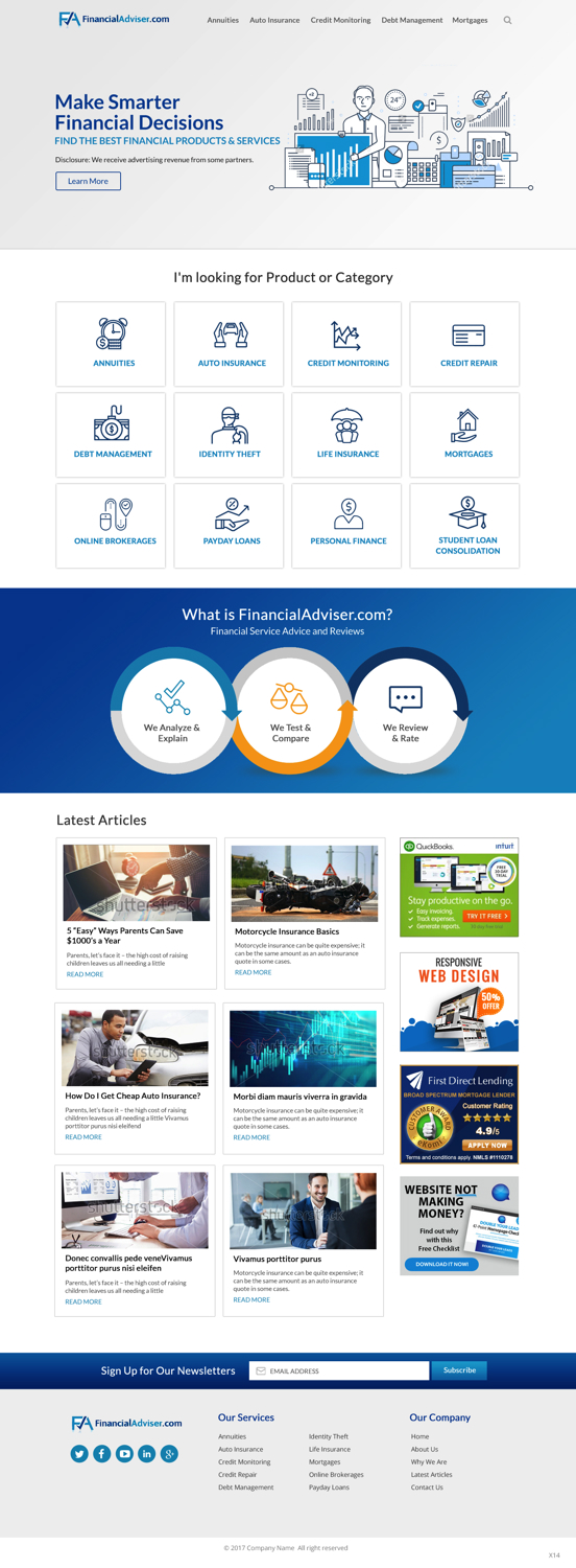 Web Design by pb for this project | Design #17116409