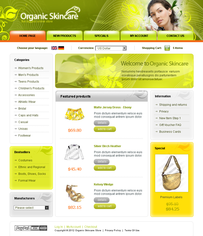 Web Design by susi007 for Prestige Diva Imports Pty Ltd | Design #624591