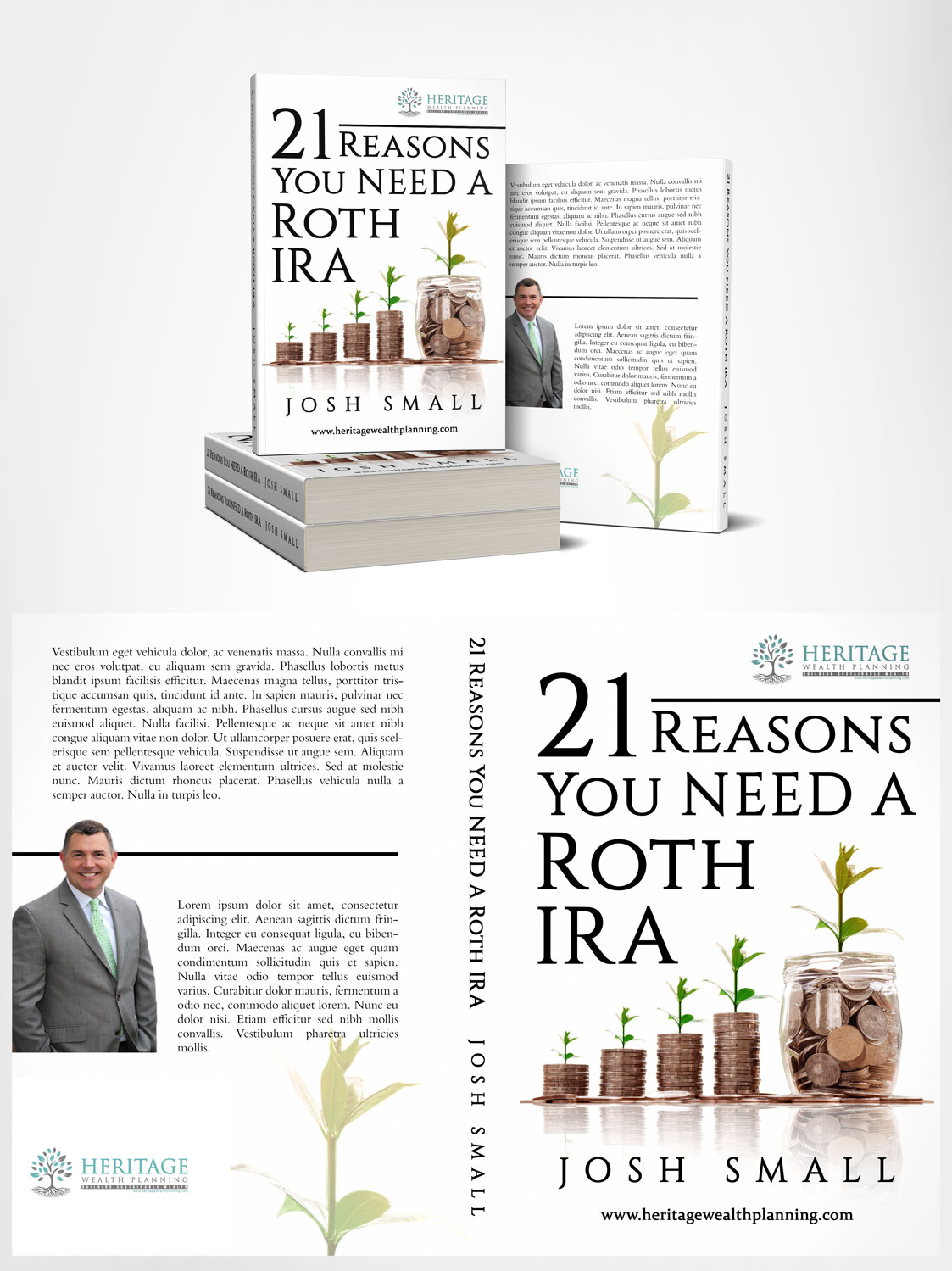 Design de Couverture de Livre par Estratosphera pour Heritage Wealth Planning LLC | Design #17721562