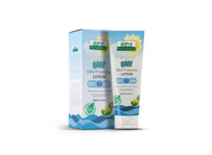 Packaging Design job - Natural Baby Sunscreen Lotion in a tube and a box | Diseño de Empaque por Shark1
