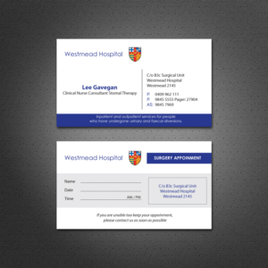 Clinical Nurse Consultant | Design de Carte de Visite par Dezero