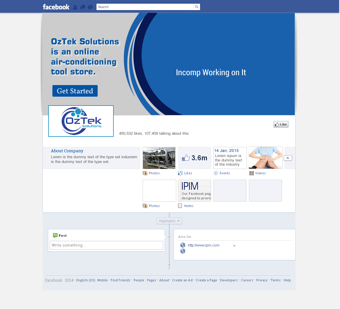 Facebook Design by harmi_199 for OzTek Solutions | Design #17167005