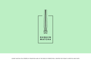Guquin Matcha: Luxury matcha tea steeped in tradition and at the edge of perfection, crafted for today's lifestyle and taste. | Logo Design by Belove