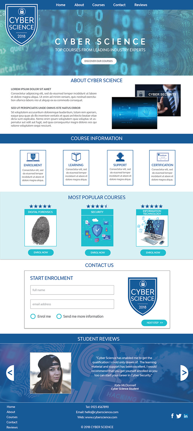 Diseño Web por itgirl para este proyecto | Diseño #17209494