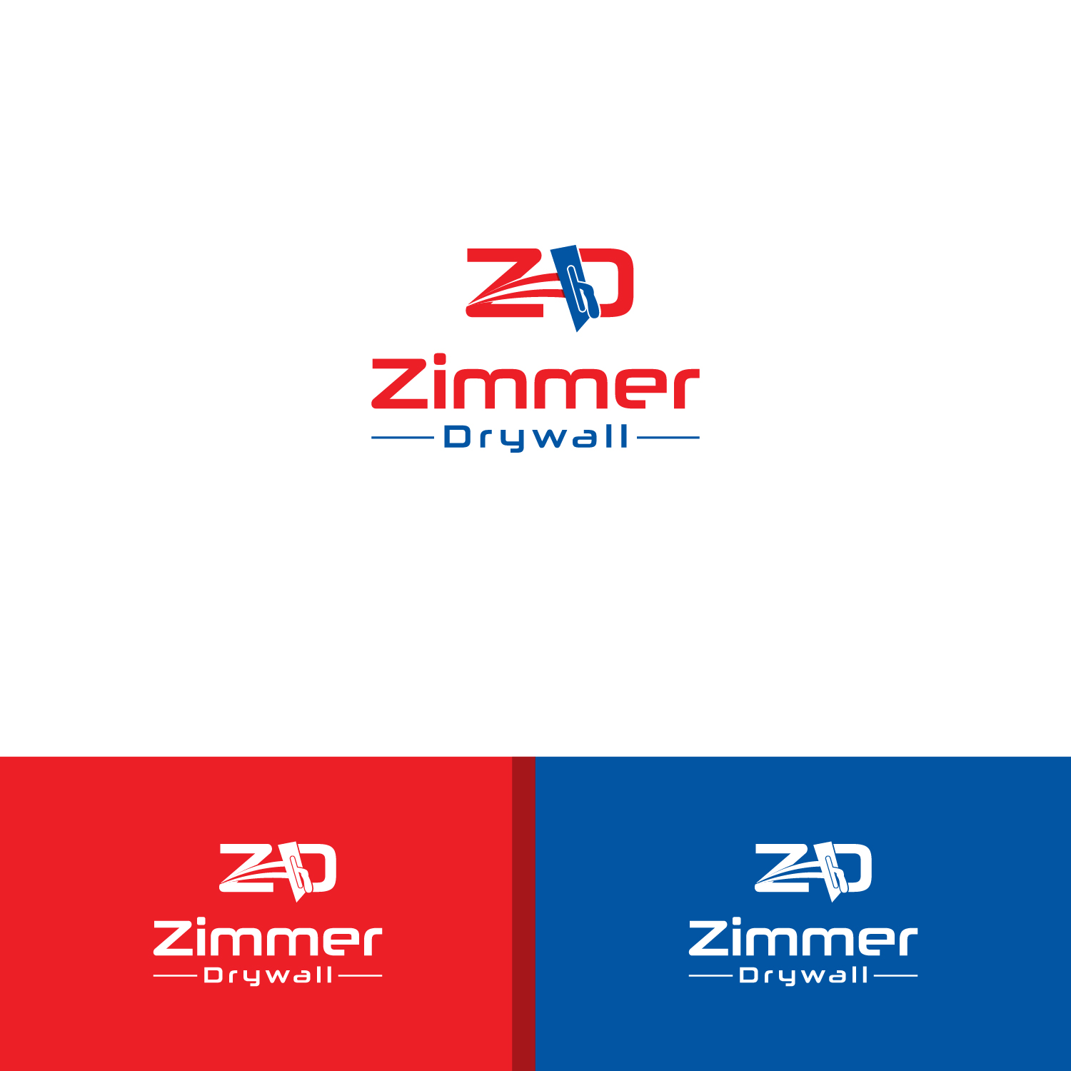 Logo Design by Deziners Zone for Zimmer Drywall | Design #17129806