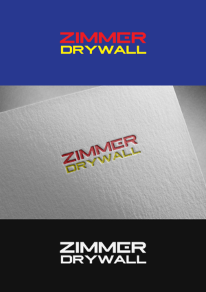 Logo Design by christianpoetoe for Zimmer Drywall | Design: #17119765
