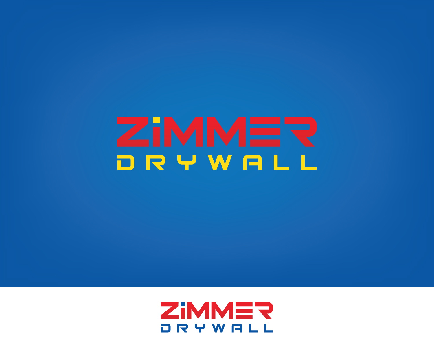 Logo Design by MAWBM for Zimmer Drywall | Design #17129819