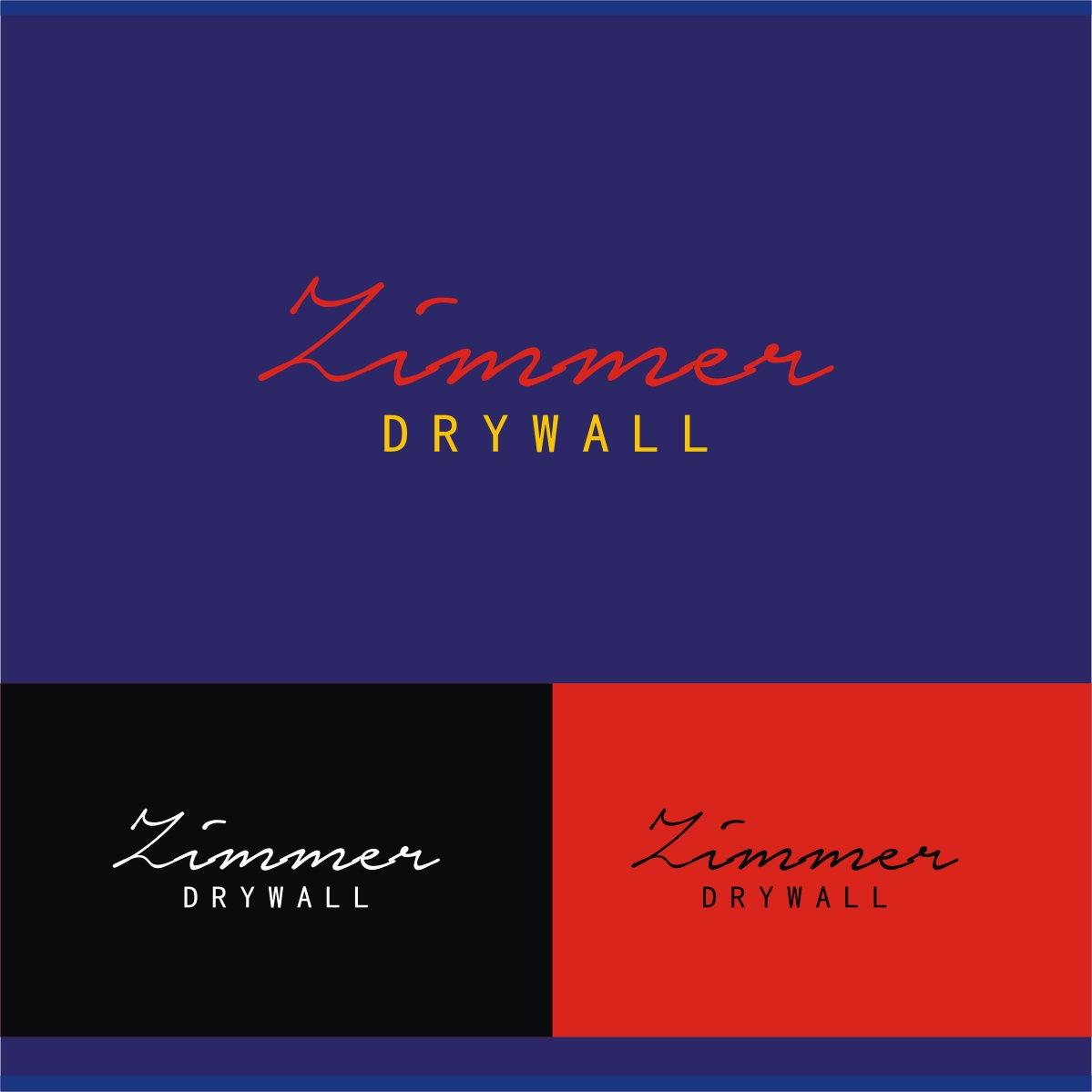 Logo Design by e-graphics for Zimmer Drywall | Design #17124411