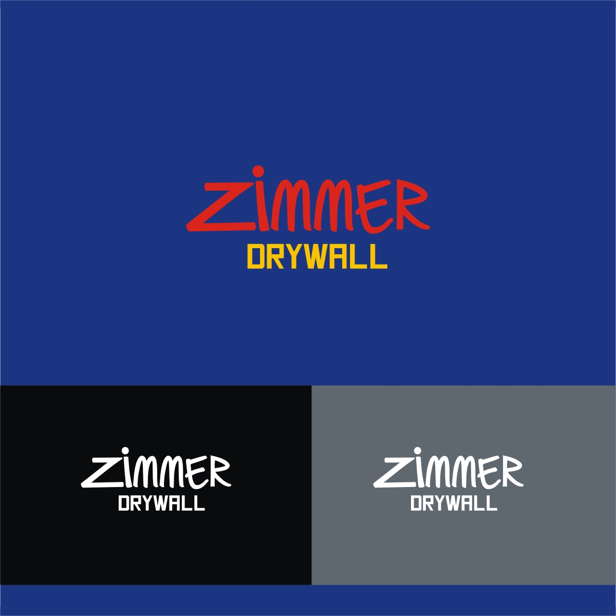 Logo Design by e-graphics for Zimmer Drywall | Design #17124413