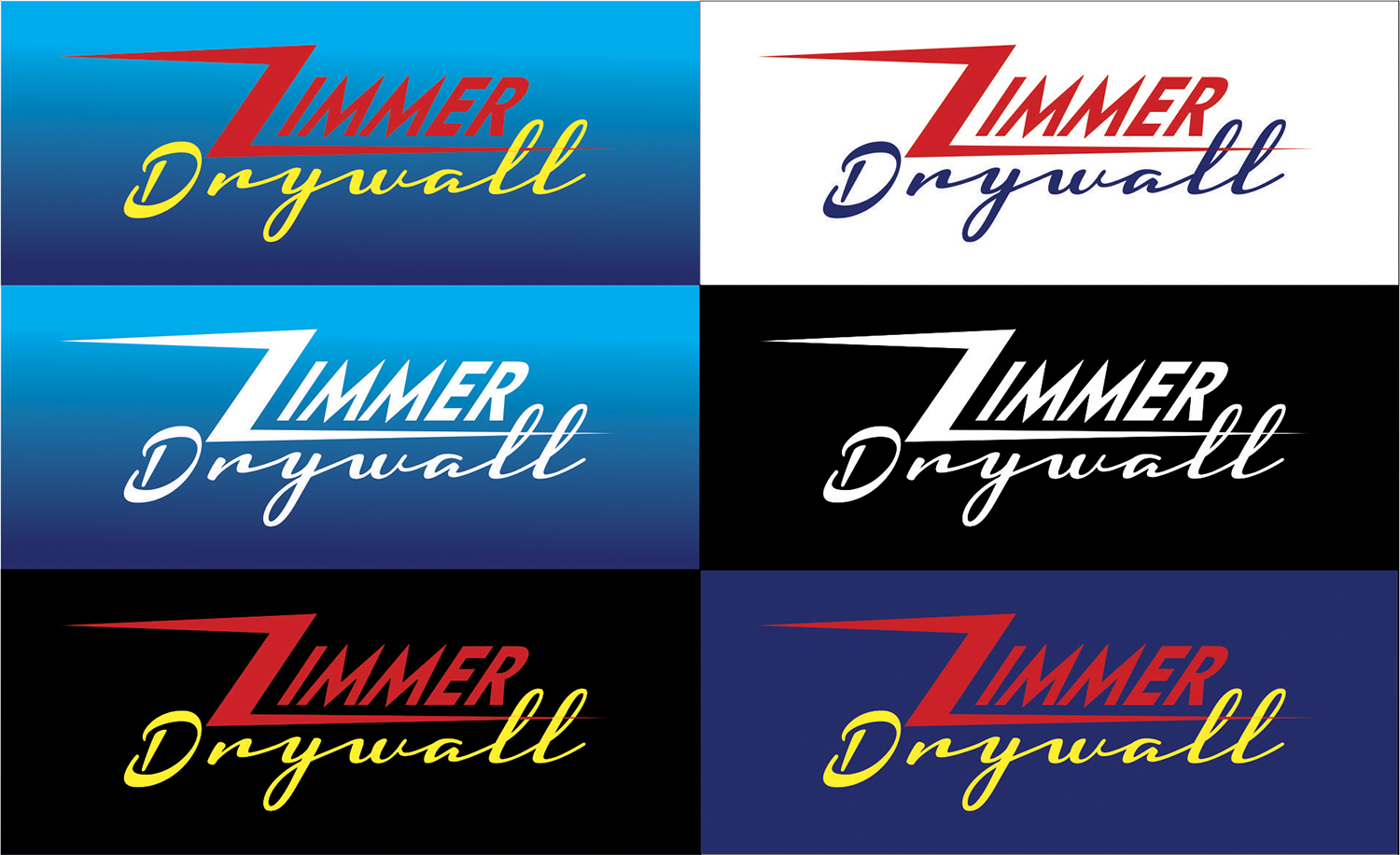 Diseño de Logo por mgfrontado para Zimmer Drywall | Diseño #17123938