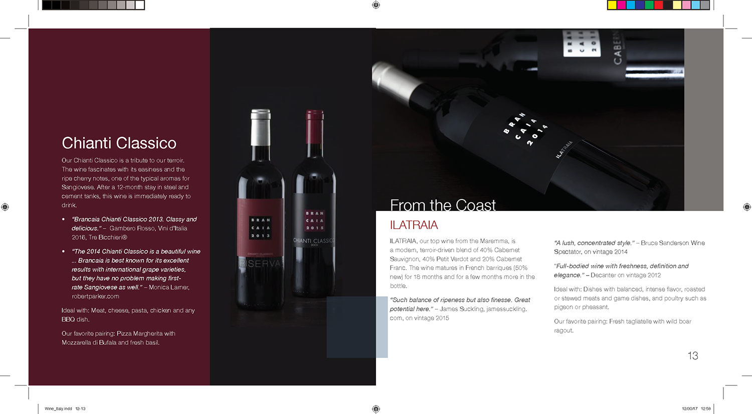 Brochure Design by Altitude21 for Brancaia s.a.r.l. | Design #17278630