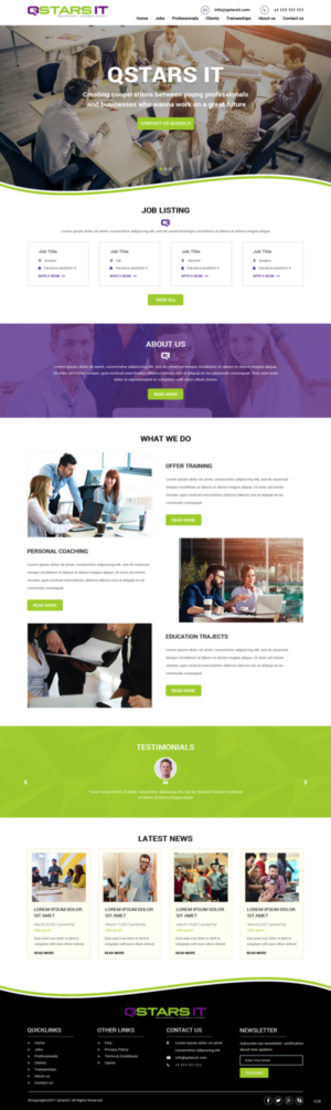 Web Design by pb for R2 Software BV | Design: #17129259