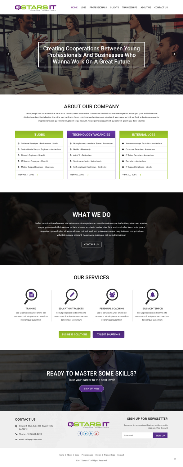 Web Design by pb for R2 Software BV | Design #17136470