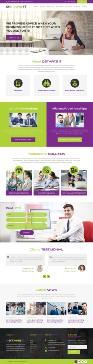 Diseño Web por rightway para R2 Software BV | Diseño: #17139312