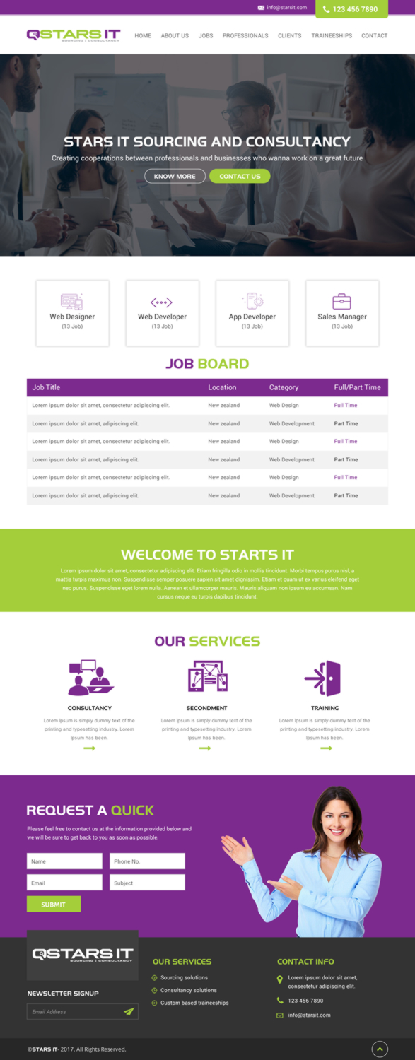 Web Design by rightway for R2 Software BV | Design #17197455