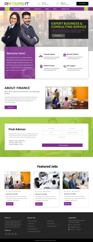 Web Design by Xclusive Designer for R2 Software BV | Design #17123897