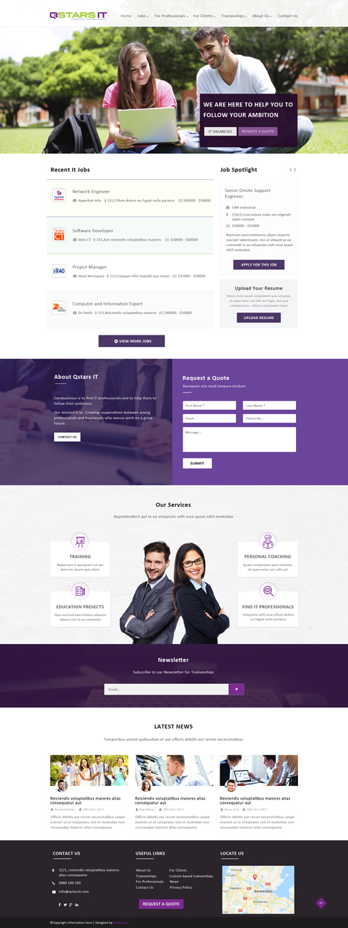 Web Design by Da Miracle for R2 Software BV | Design #17179620