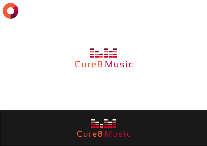 Logo Design by Amduat Design for Cure8 Music | Design #17131040