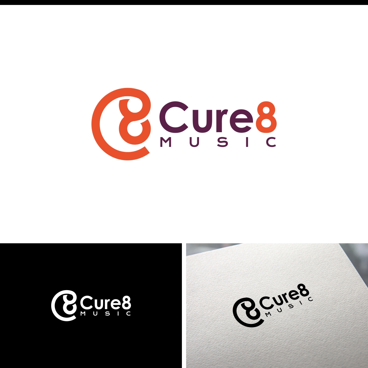 Logo Design by e-graphics for Cure8 Music | Design #17131782