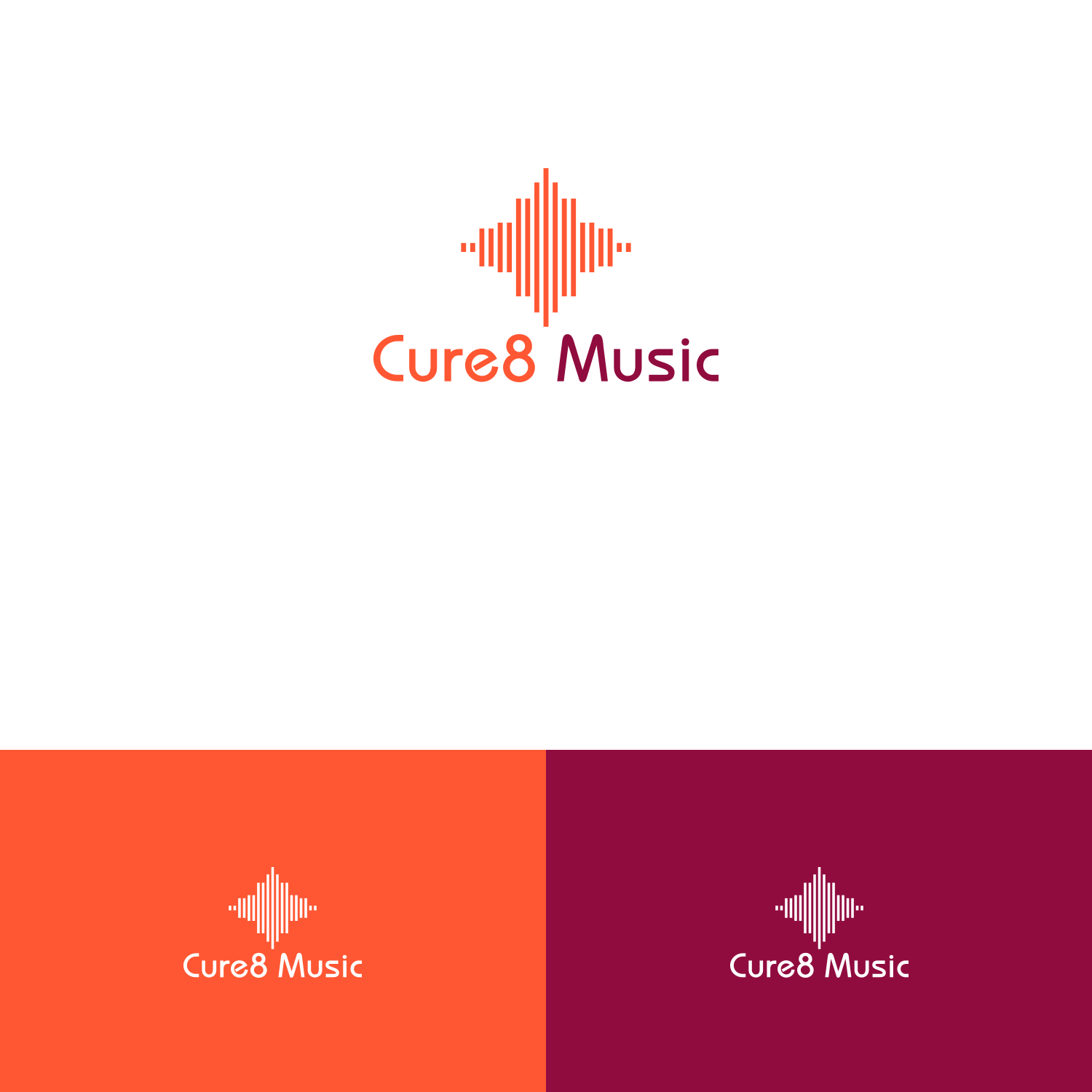 Logo Design by DesignDUO for Cure8 Music | Design #17195574
