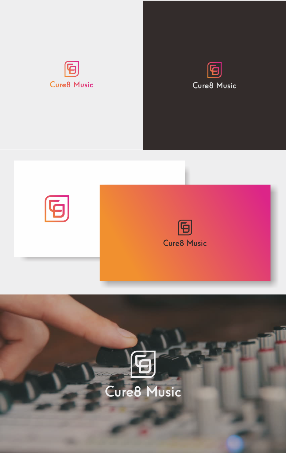 Logo Design by dumx for Cure8 Music | Design #17155982