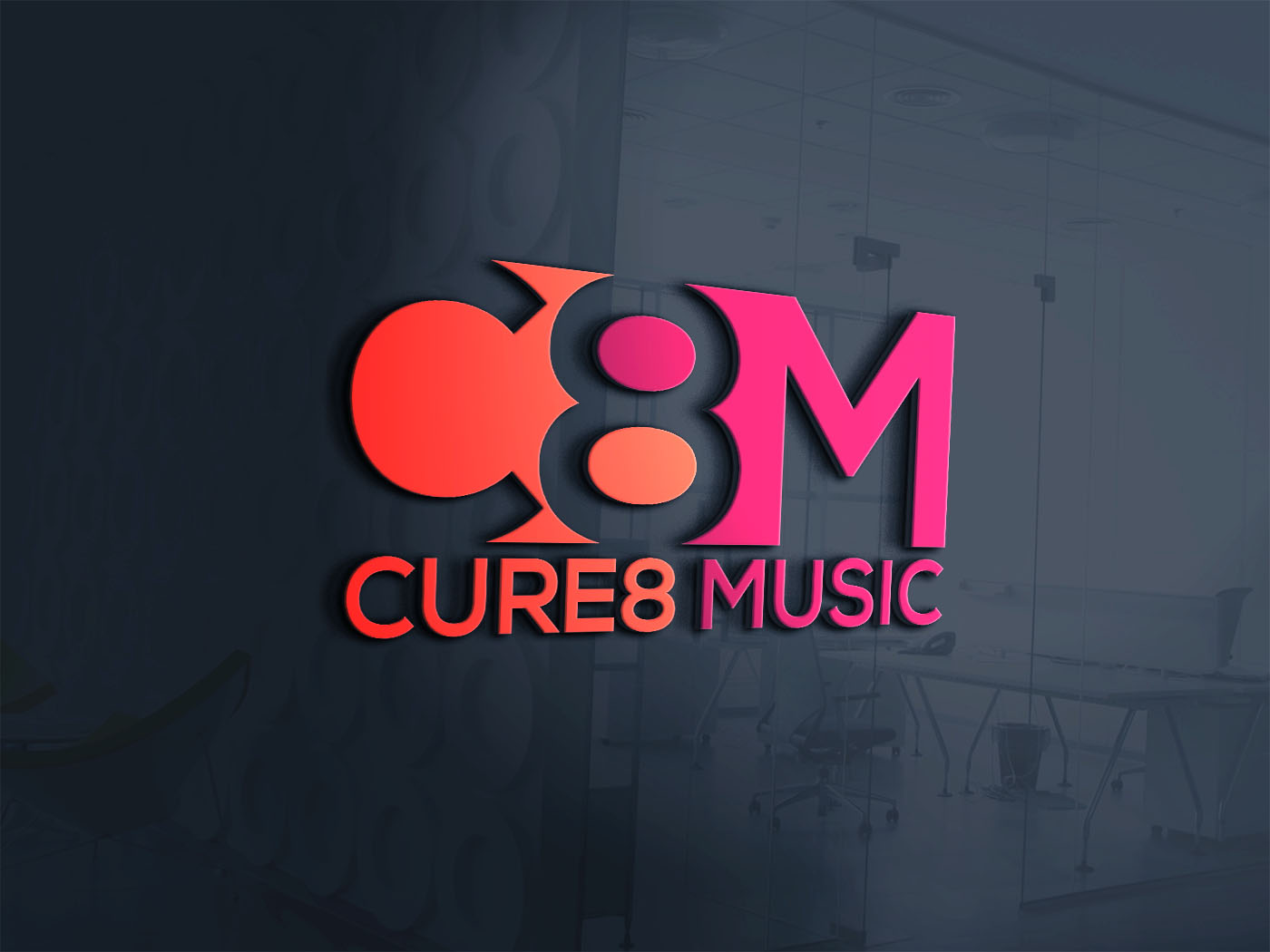 Logo Design by Alhamduliallah for Cure8 Music | Design #17156845