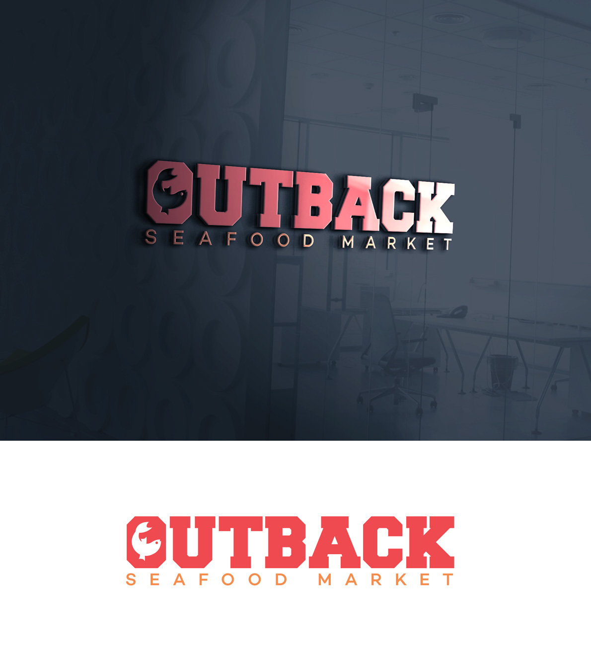 Logo Design by Impressive Solutions for Outback Seafood Market  | Design #17126302
