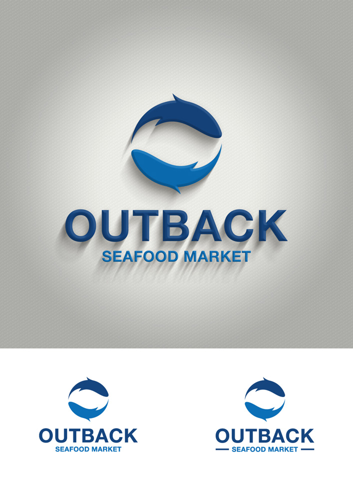 Logo Design by Impressive Solutions for Outback Seafood Market  | Design #17126305