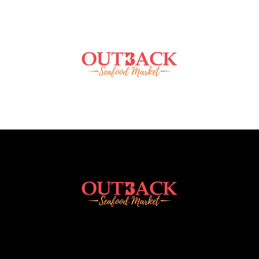 Logo Design by Basksh Designs for Outback Seafood Market  | Design #17121748
