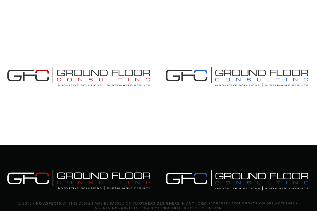 Logo Design by Senseless for ground floor consulting | Design: #2719437