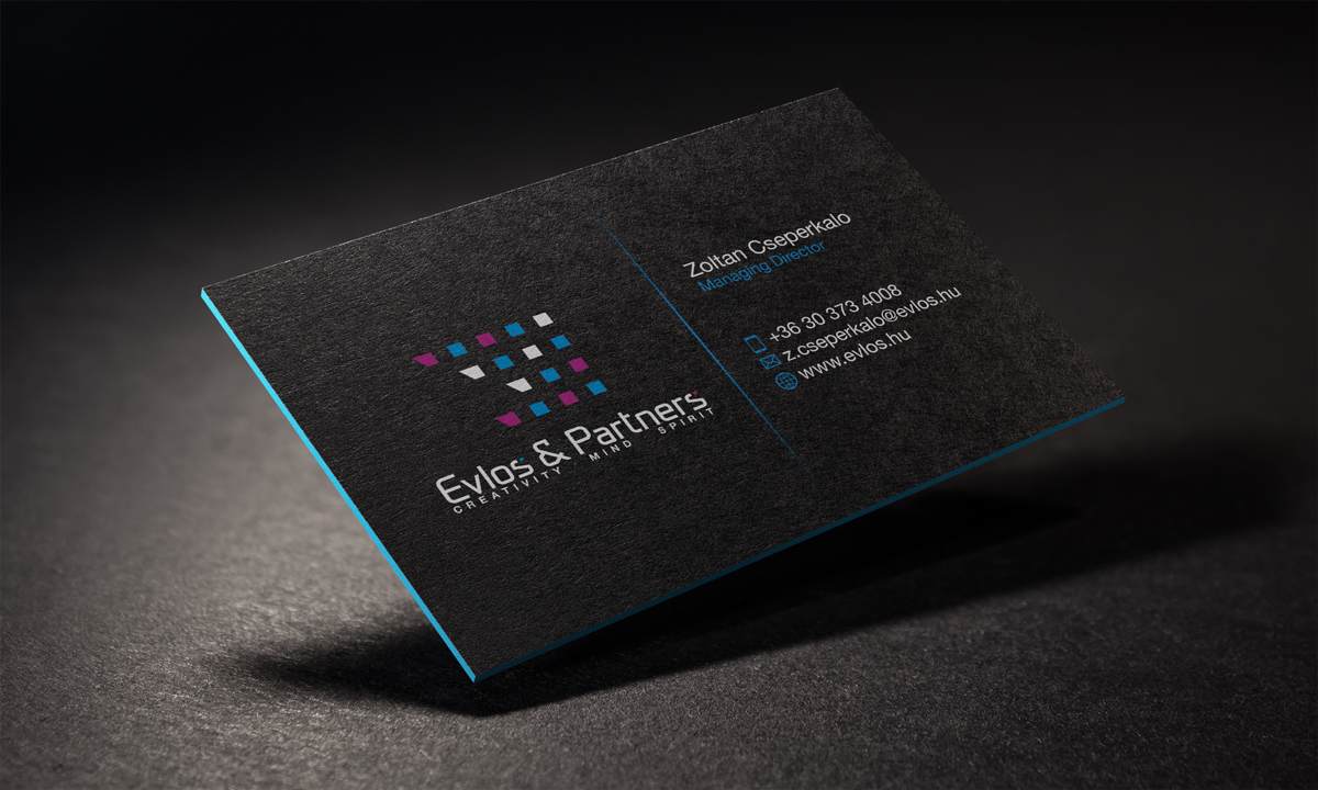 Diseño de Tarjeta de Presentación por Sergio Coelho para Evlos & Partners Ltd. | Diseño #17164363