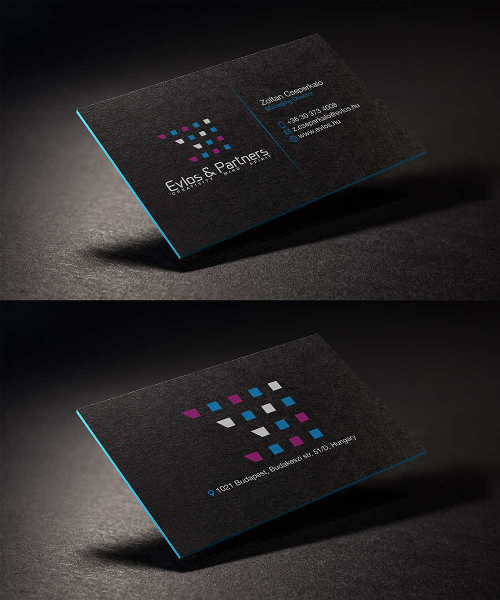 Business Card Design by Sergio Coelho for Evlos & Partners Ltd. | Design #17328505
