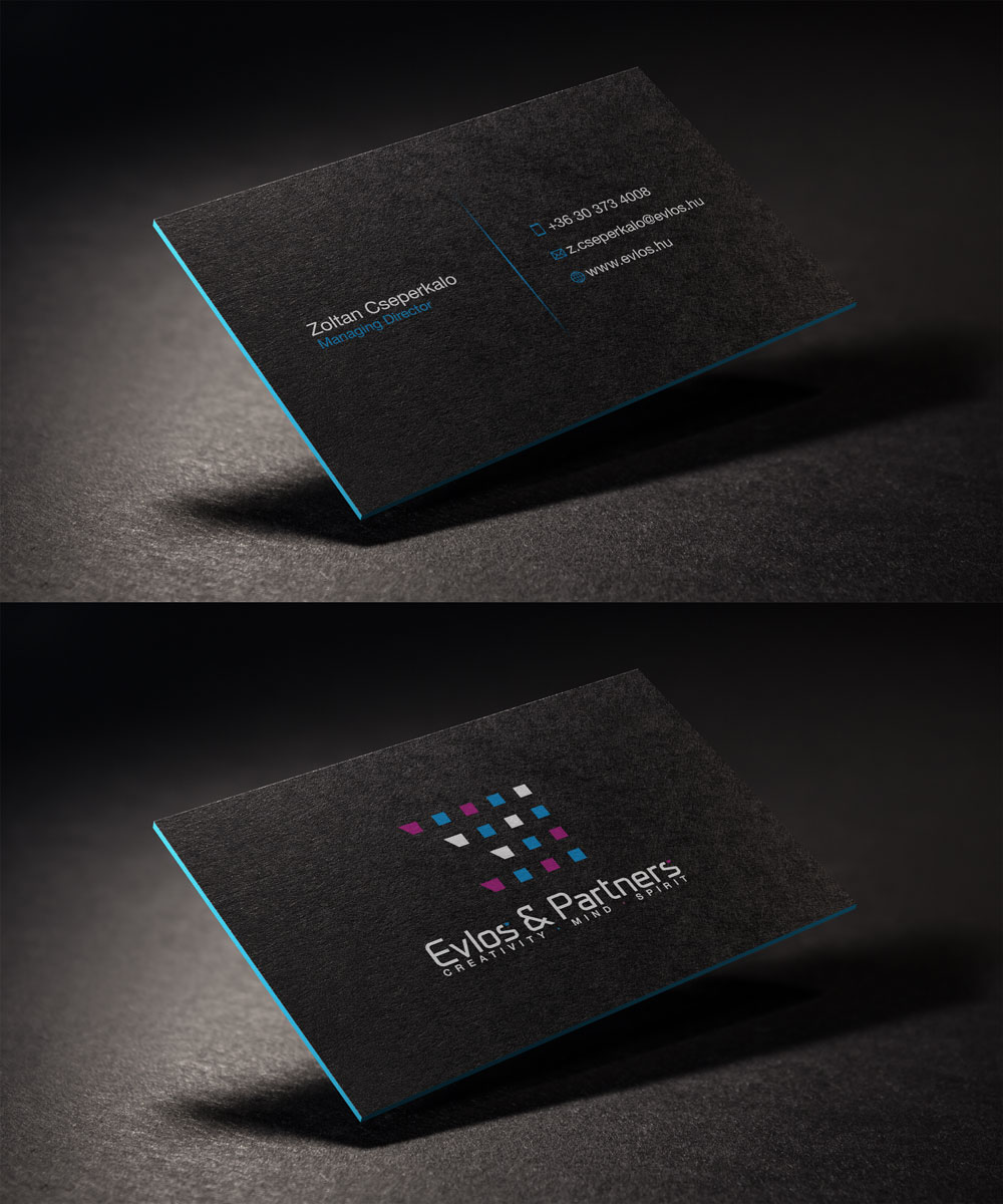Diseño de Tarjeta de Presentación por Sergio Coelho para Evlos & Partners Ltd. | Diseño #17440154