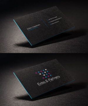 Diseño de Tarjeta de Presentación por Sergio Coelho para Evlos & Partners Ltd. | Diseño: #17440154