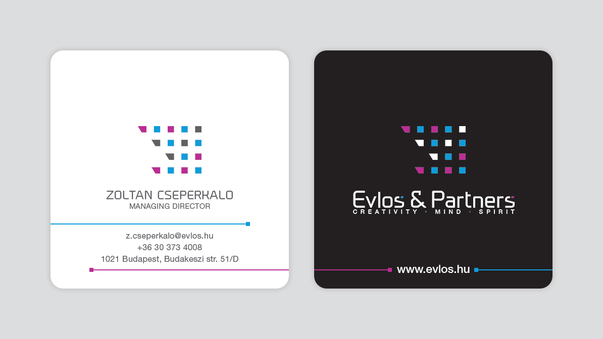 Visitenkarten-Design von MIND für Evlos & Partners Ltd. | Design #17148511