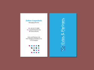 Business Card Design by Creations Box 2015 for Evlos & Partners Ltd. | Design: #17124322