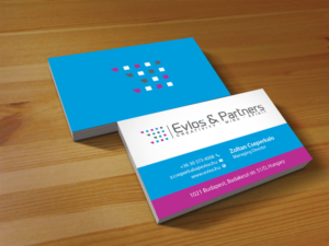 Business Card Design by Creations Box 2015 for Evlos & Partners Ltd. | Design: #17124330