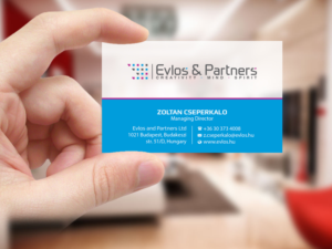Business Card Design by Creations Box 2015 for Evlos & Partners Ltd. | Design: #17124357