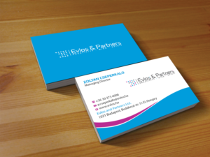 Business Card Design by Creations Box 2015 for Evlos & Partners Ltd. | Design: #17124361