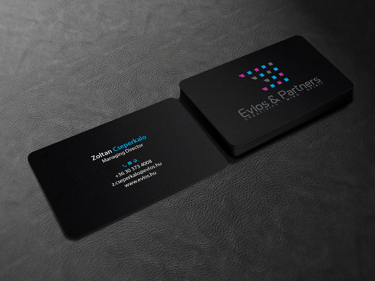 Business Card Design by Creations Box 2015 for Evlos & Partners Ltd. | Design #17456794