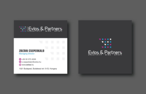 Business Card Design by cini.angela87 for Evlos & Partners Ltd. | Design: #17167129