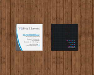 Business Card Design by chandrayaan.creative for Evlos & Partners Ltd. | Design: #17121439