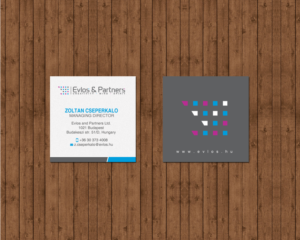 Business Card Design by chandrayaan.creative for Evlos & Partners Ltd. | Design: #17121440