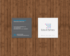 Business Card Design by chandrayaan.creative for Evlos & Partners Ltd. | Design: #17121441