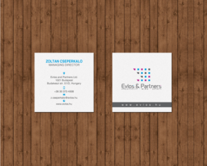 Business Card Design by chandrayaan.creative for Evlos & Partners Ltd. | Design: #17121442