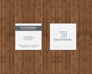 Business Card Design by chandrayaan.creative for Evlos & Partners Ltd. | Design: #17121455
