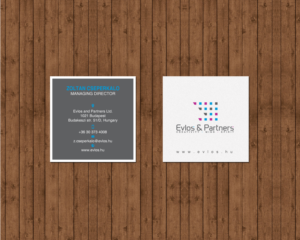 Business Card Design by chandrayaan.creative for Evlos & Partners Ltd. | Design: #17121456