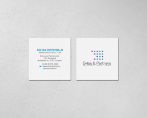Business Card Design by chandrayaan.creative for Evlos & Partners Ltd. | Design: #17122487